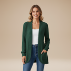 Cecilia | Cardigan a Costine da Donna con Tasche