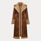 Paola | Cappotto Extra Lungo da Donna con Collo Ampio