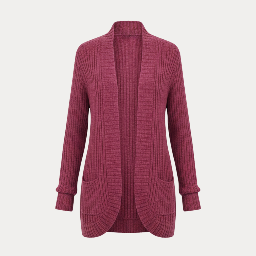 Cecilia | Cardigan a Costine da Donna con Tasche