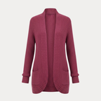 Cecilia | Cardigan a Costine da Donna con Tasche