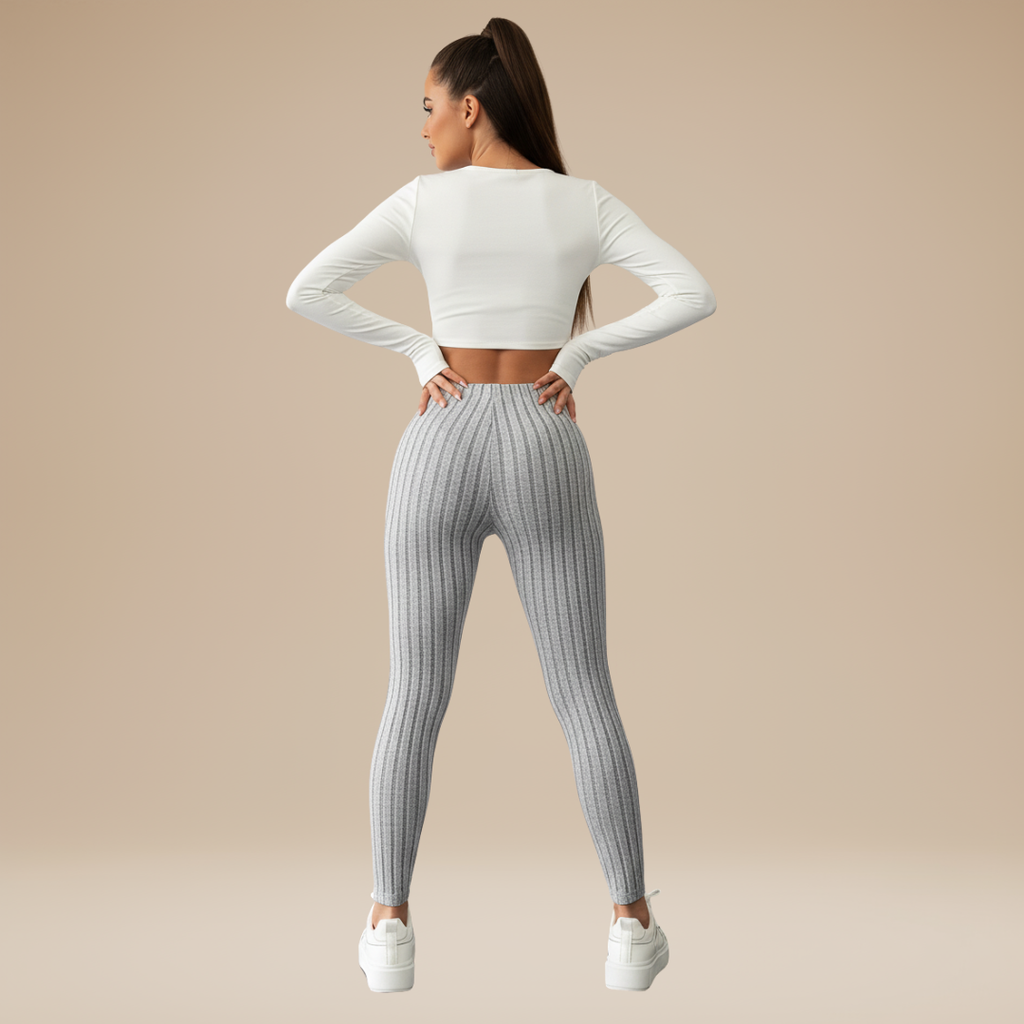 Daniela | Leggings a Costine Morbidi ed Elasticizzati da Donna