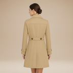 Valentina | Trench Classico con Collo a Tacca