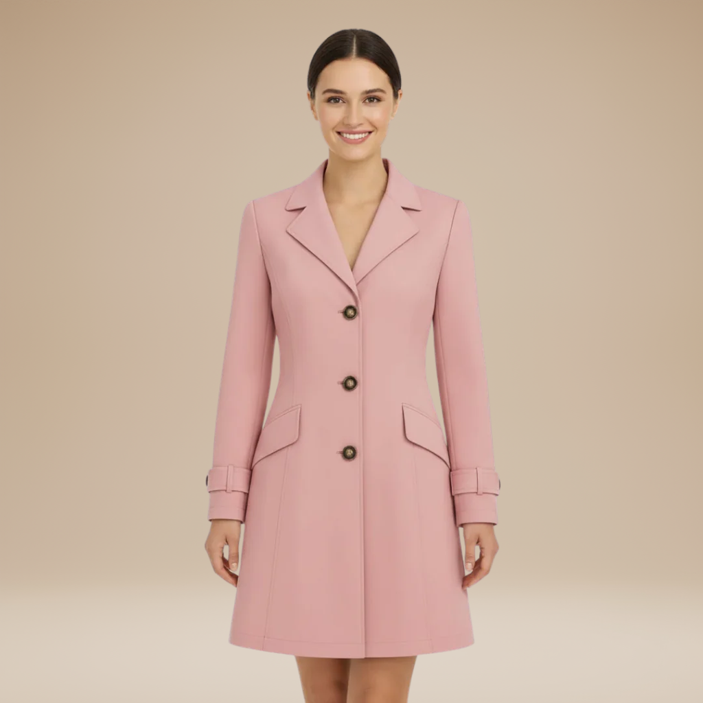 Valentina | Trench Classico con Collo a Tacca