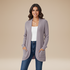 Cecilia | Cardigan a Costine da Donna con Tasche