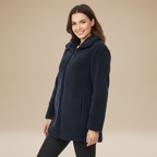 Mia | Cappotto Teddy Morbido da Donna con Zip Integrale