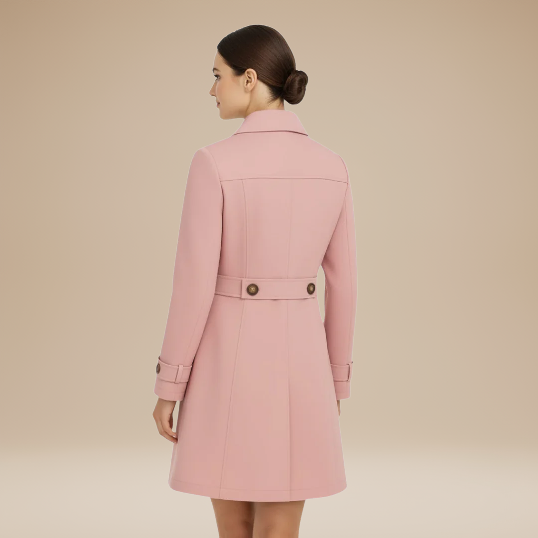 Valentina | Trench Classico con Collo a Tacca